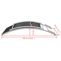 Lettino Prendisole in Acciaio e Textilene Nero cod mxl 27041