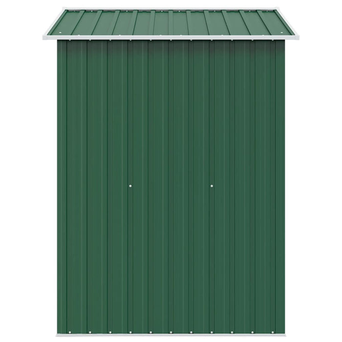 Capanno per Attrezzi in Metallo Verde 204x132x186 cm 42909