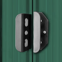 Capanno per Attrezzi in Metallo Verde 204x132x186 cm 42909