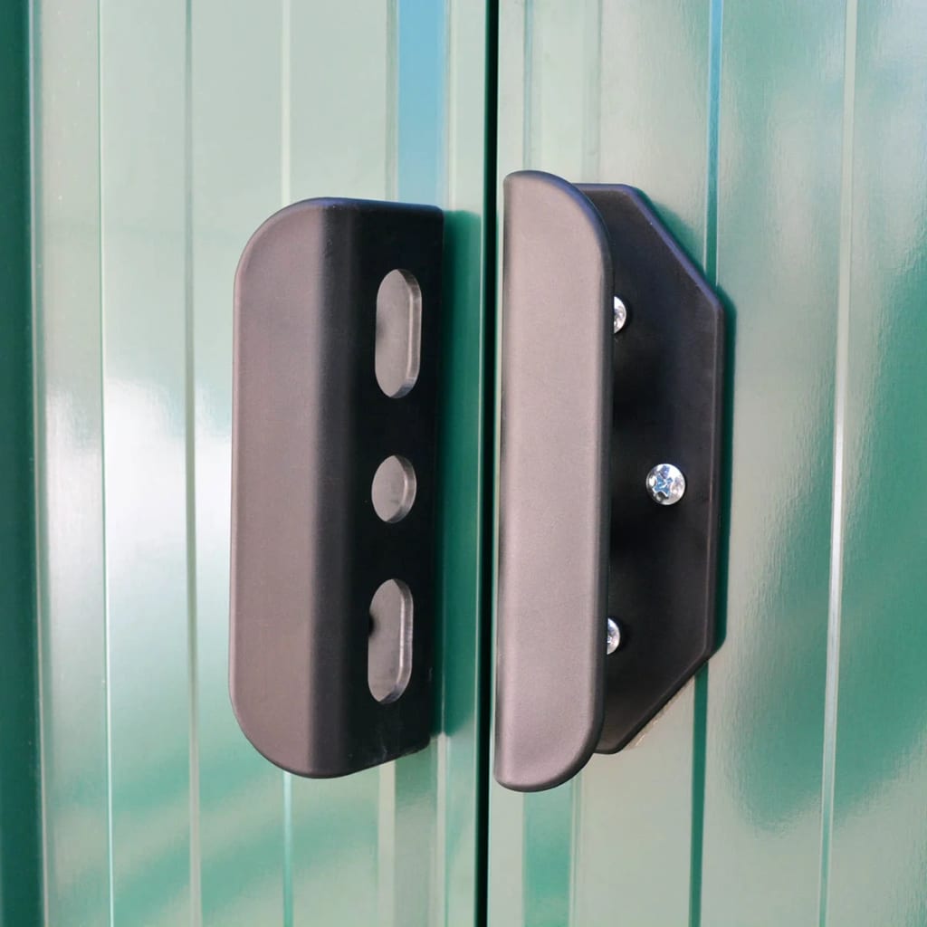 Capanno per Attrezzi in Metallo Verde 257x205x178 cm 42910