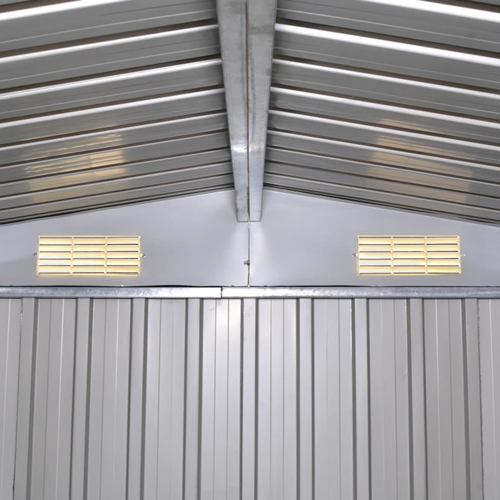 Capanno per Attrezzi in Metallo Verde 257x205x178 cm 42910