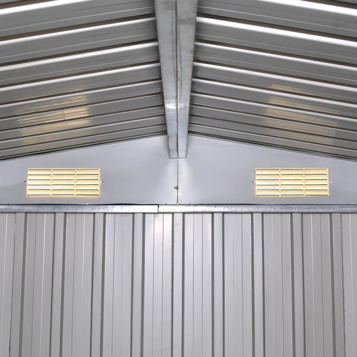 Capanno per Attrezzi in Metallo Verde 257x205x178 cm 42910