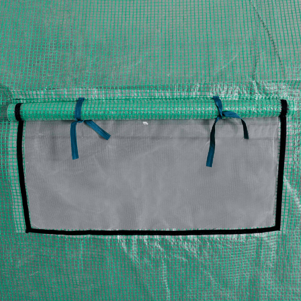 Serra Polietilene Portatile Accessibile Struttura Acciaio 18 m² 42911