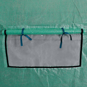 Serra Polietilene Portatile Accessibile Struttura Acciaio 18 m² 42911