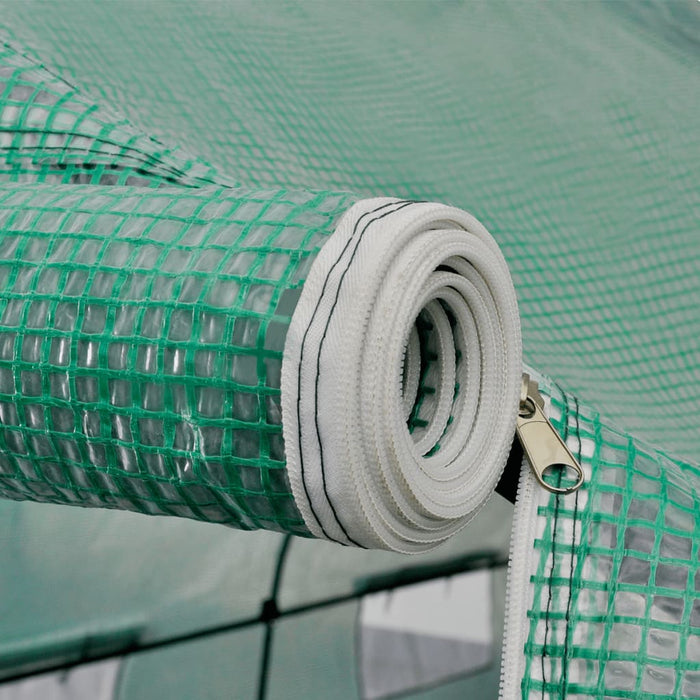 Serra Polietilene Portatile Accessibile Struttura Acciaio 18 m² 42911