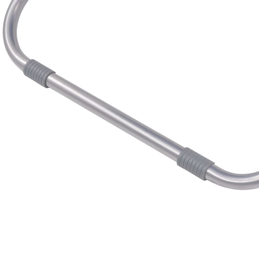 Sedie a Sdraio Reclinabili 2 pz in Acciaio Rosso 42937