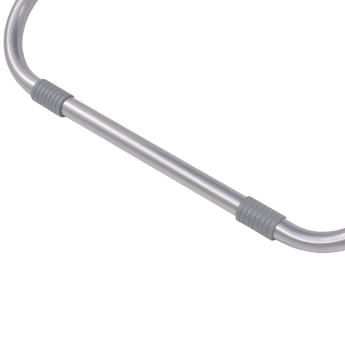 Sedie a Sdraio Reclinabili 2 pz in Acciaio Rosso 42937