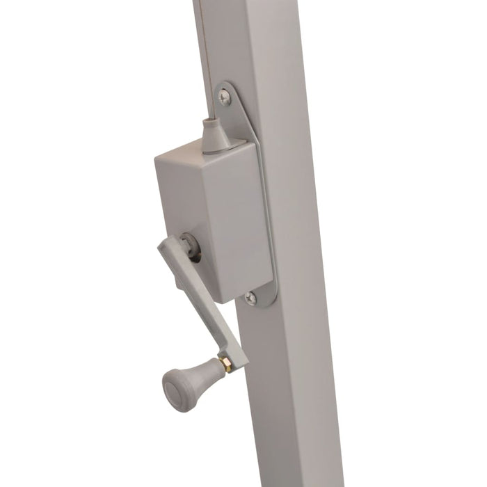 Ombrellone Pensile 300x300 cm Verde Palo in Alluminio 42973