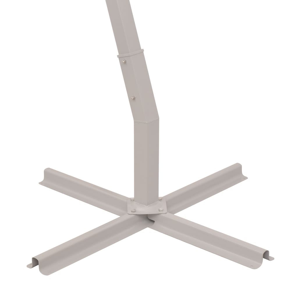 Ombrellone Pensile 300x300 cm Verde Palo in Alluminio 42973