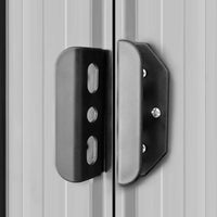 Capanno da Giardino Grigio Metallo 42982