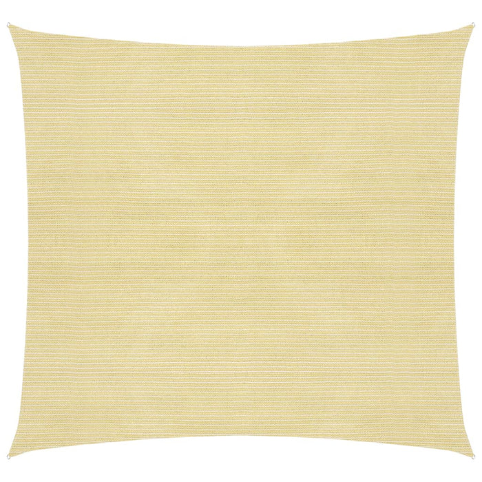 Vela parasole quadrata in tessuto HDPE 2 x 2 m beige 02_0009450