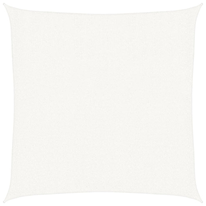 Vela a Parasole HDPE Quadrata 3,6x3,6 m Bianca