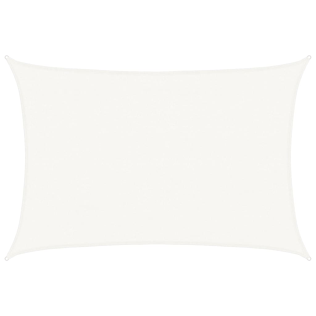 Vela Parasole in HDPE Rettangolare 4x6 m Bianca cod mxl 7052