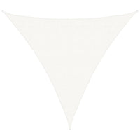 Vela a Parasole HDPE Triangolare 3,6x3,6x3,6 m Bianca 43018
