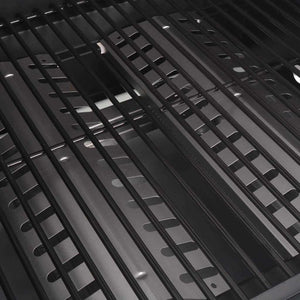 Griglia a Gas con Bruciatore Argento Acciaio con Tubo Metallico 43045