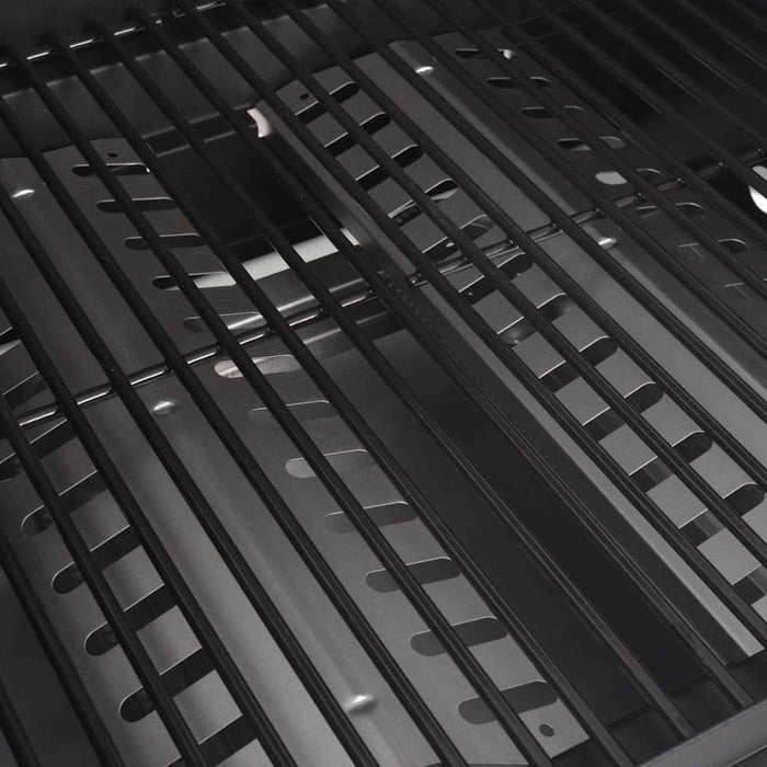 Griglia a Gas con Bruciatore Argento Acciaio con Tubo Metallico 43045