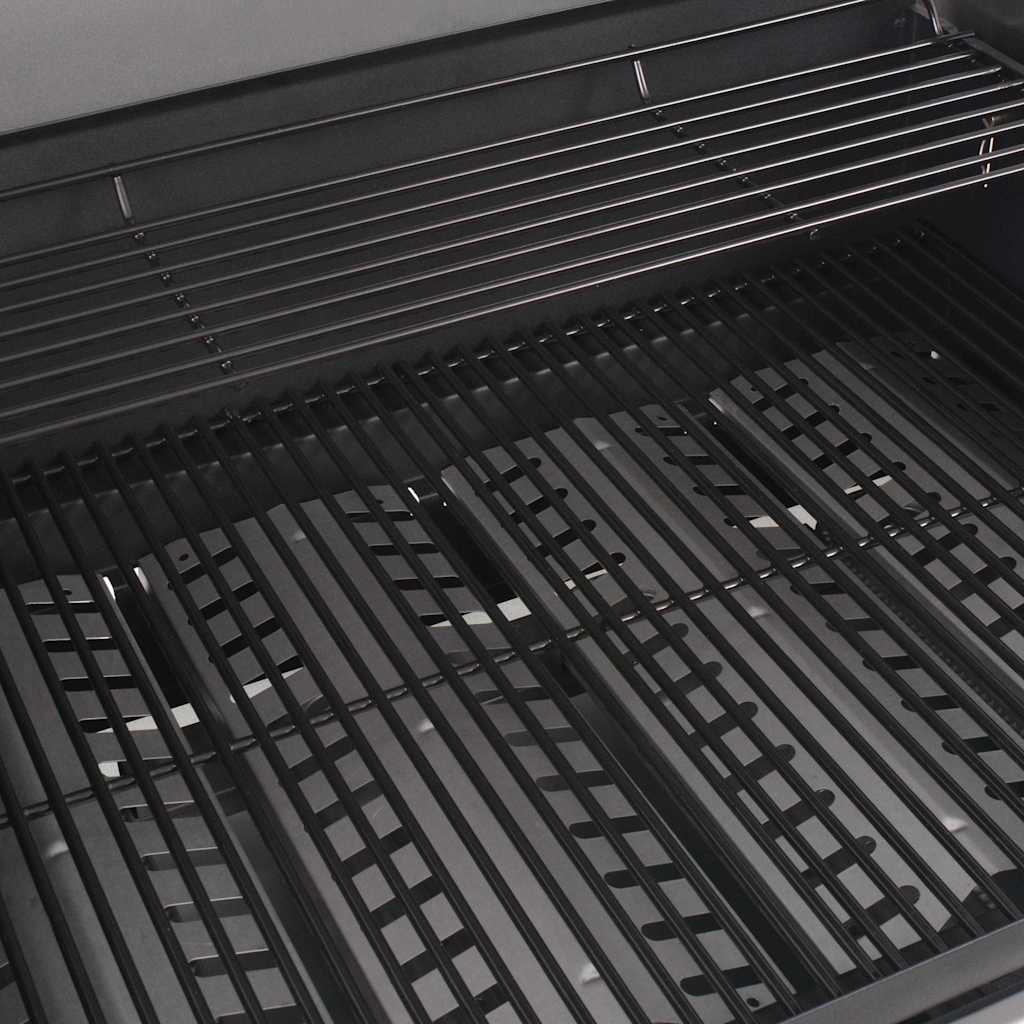 Griglia Barbecue a Gas Argento Acciaio inossidabile 43047