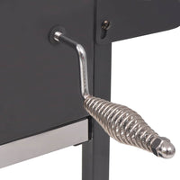 Barbecue a Carbonella con Ripiano Inferiore Nero 43048