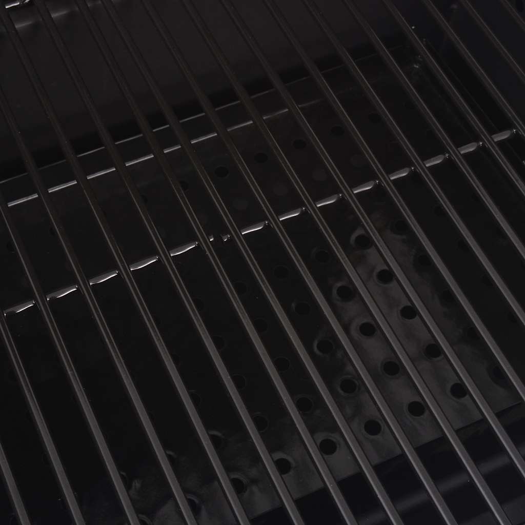 Barbecue a Carbonella con Ripiano Inferiore Nero 43048