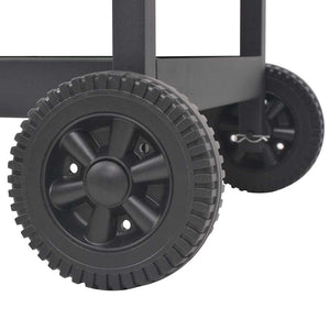 Barbecue a Carbonella con Ripiano Inferiore Nero