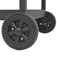 Barbecue a Carbonella con Ripiano Inferiore Nero 43048