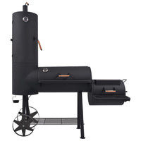 Barbecue a Carbonella con Ripiano Inferiore Nero XXL 43155