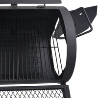 Barbecue a Carbonella con Ripiano Inferiore Nero XXL 43155
