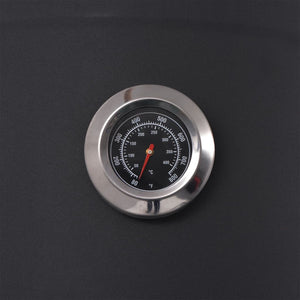 Barbecue a Carbonella con Ripiano Inferiore Nero XXL 43155