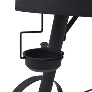 Barbecue a Carbonella con Ripiano Inferiore Nero XXL 43155