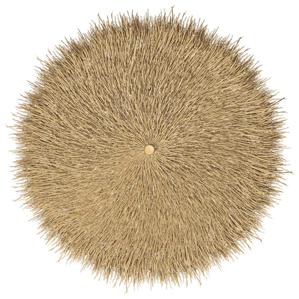 Parasole in Bambù con Copertura con Foglie di Banana 210 cm 43160