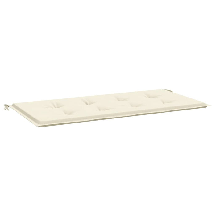 Cuscino per Panca Crema 100x50x3 cm in Tessuto Oxford 43197