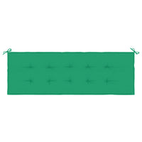 Cuscino per Panca Verde 150x50x3 cm in Tessuto Oxford