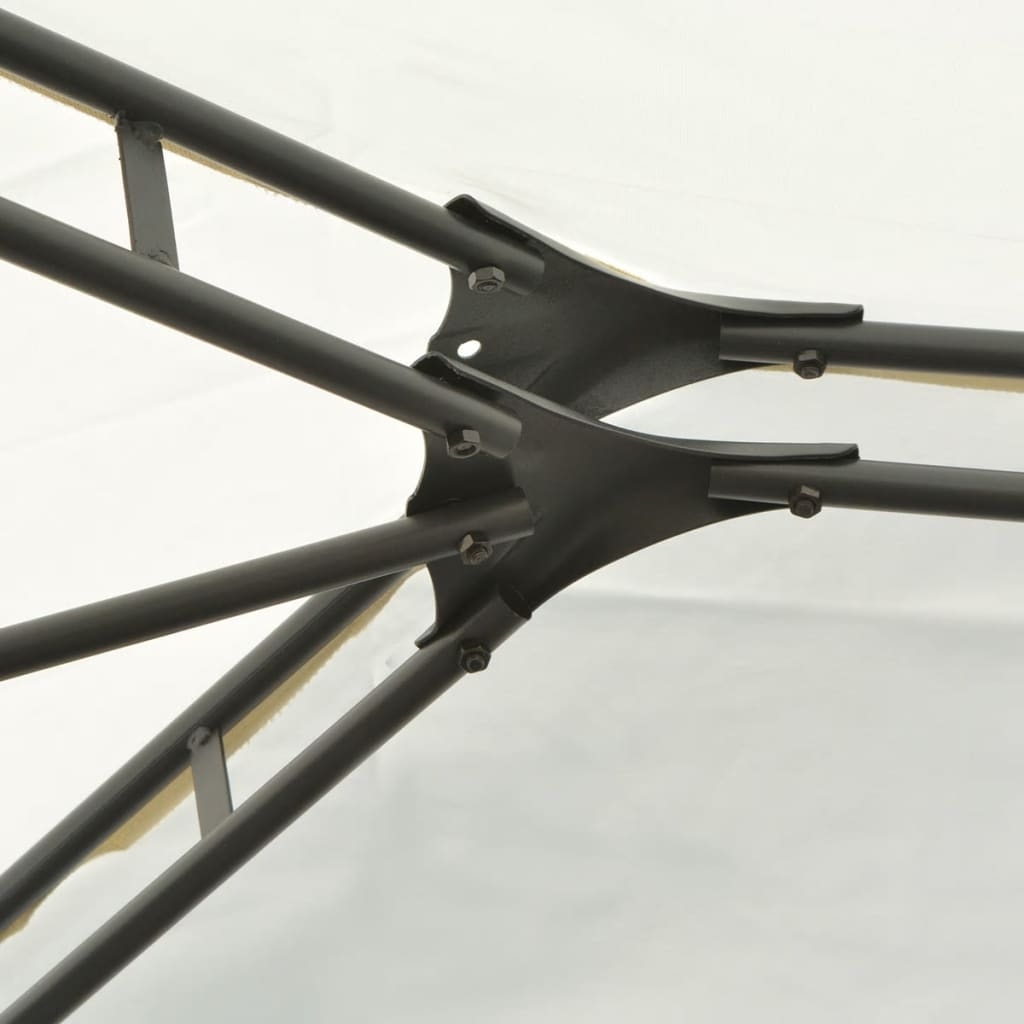 Gazebo da Giardino con Tende 4x3 m Bianco 43216