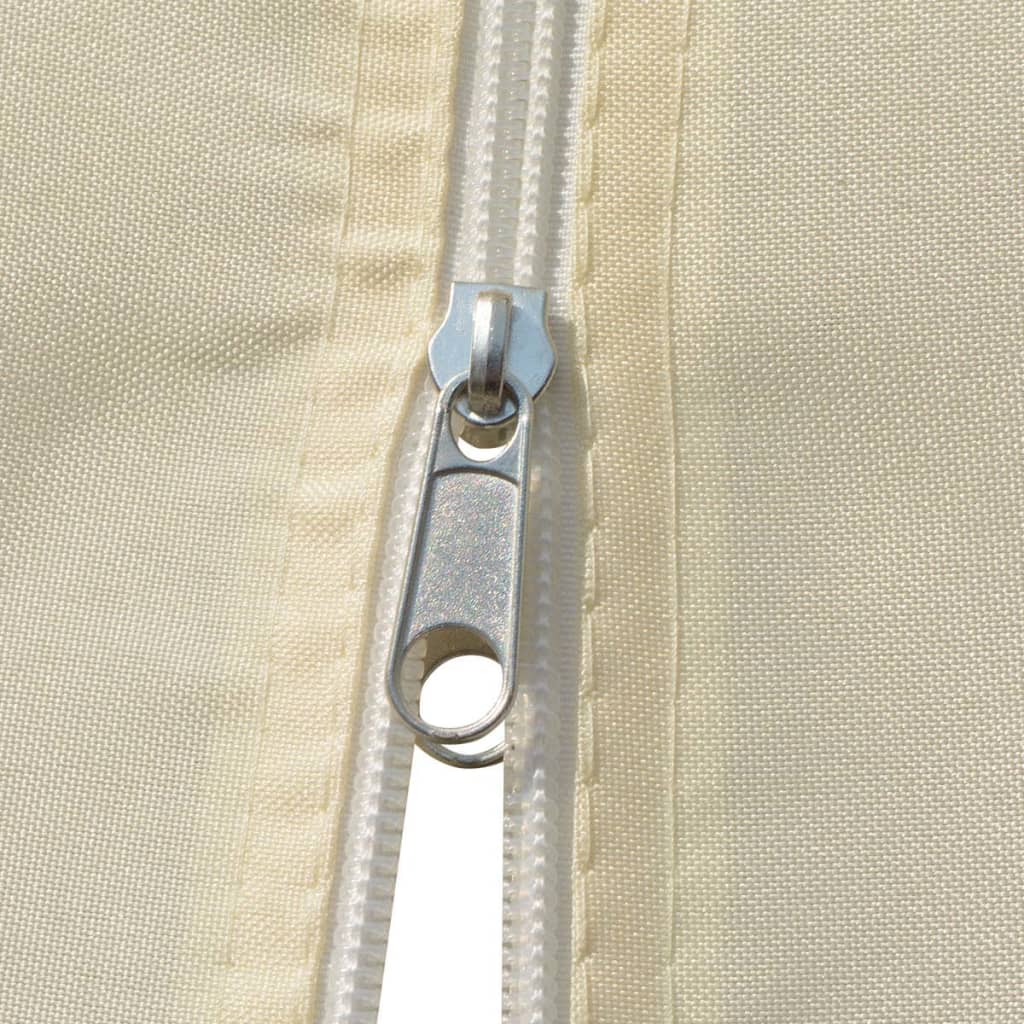 Gazebo da Giardino con Tende 4x3 m Bianco 43216