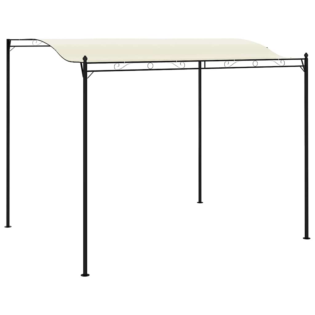Gazebo in Tessuto Bianco Crema 43217