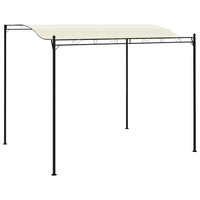 Gazebo in Tessuto Bianco Crema 43217