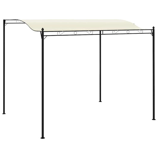 Gazebo in Tessuto Bianco Crema 43217