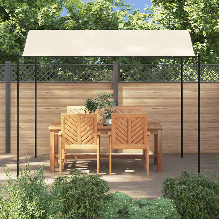 Gazebo in Tessuto Bianco Crema 43217