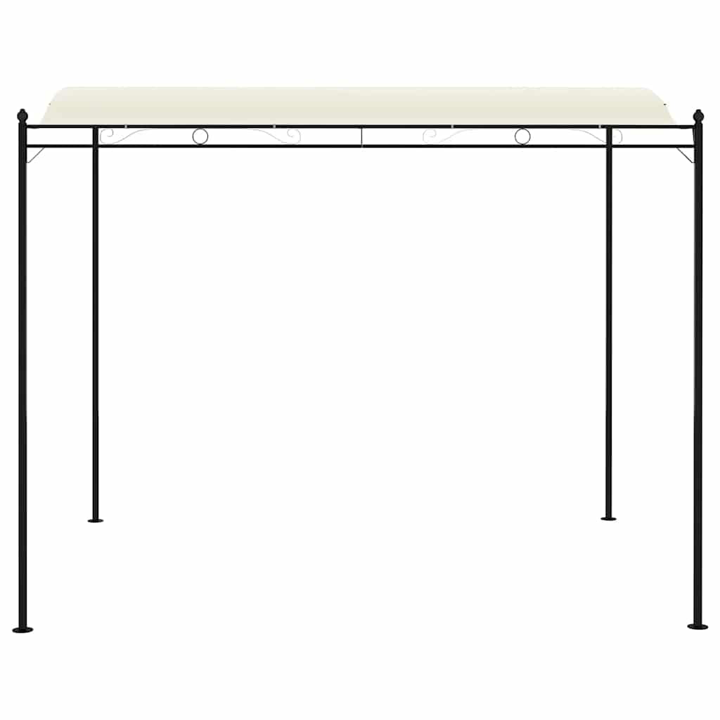 Gazebo in Tessuto Bianco Crema
