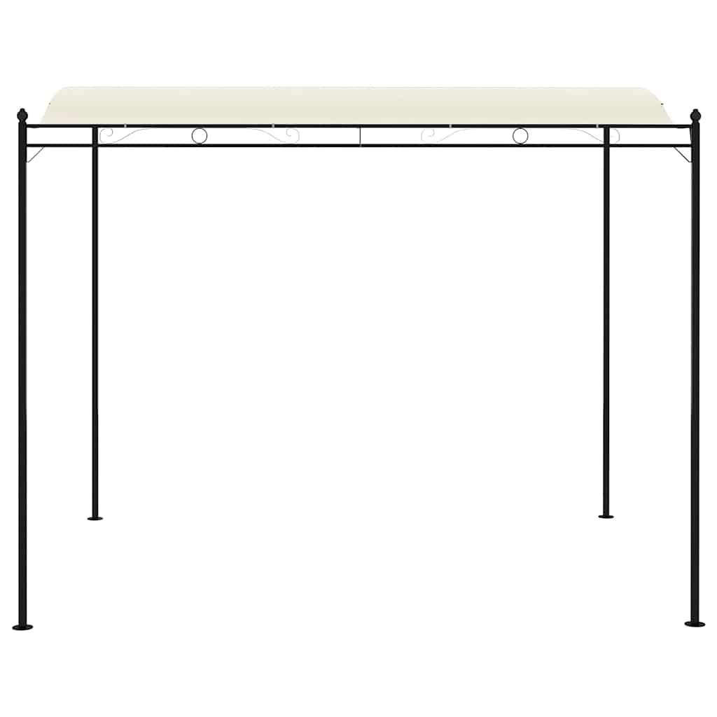 Gazebo in Tessuto Bianco Crema 43217