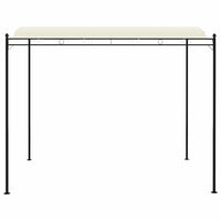 Gazebo in Tessuto Bianco Crema 43217