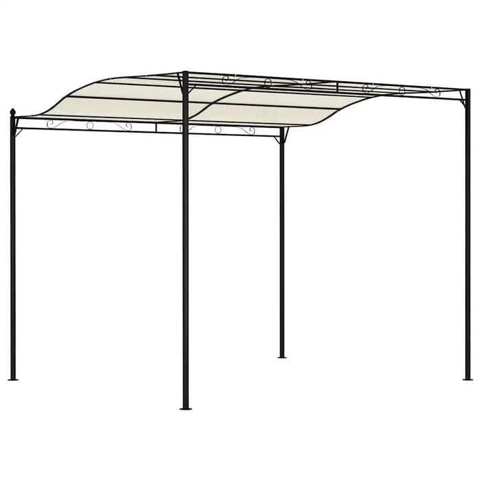 Gazebo in Tessuto Bianco Crema 43217