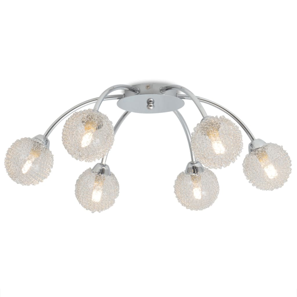 Lampadario da Soffitto con 6 Lampadine LED G9 240 W