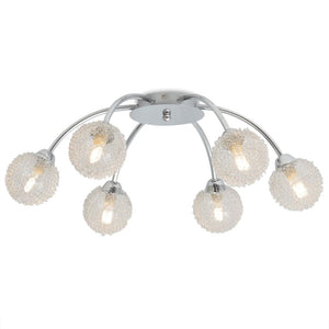Lampadario da Soffitto con 6 Lampadine LED G9 240 W
