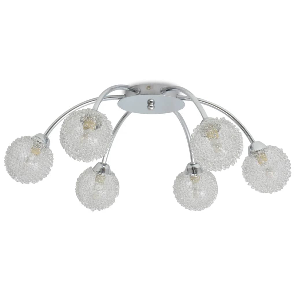 Lampadario da Soffitto con 6 Lampadine LED G9 240 W