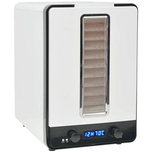 Disidratatore Alimentare con 10 Vassoi 550 W Bianco 50507