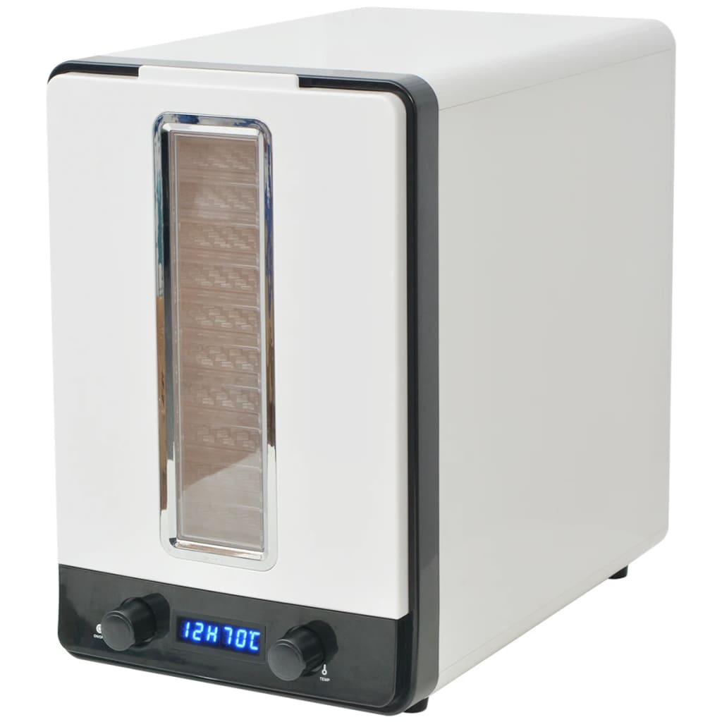 Disidratatore Alimentare con 10 Vassoi 550 W Bianco 50507