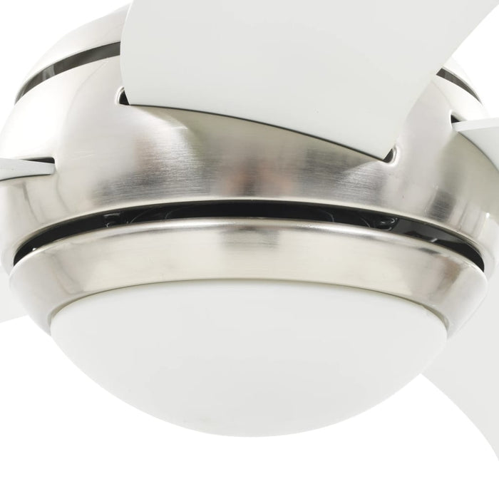 Ventilatore da Soffitto Decorato con Luce 128 cm Bianco cod mxl 54421