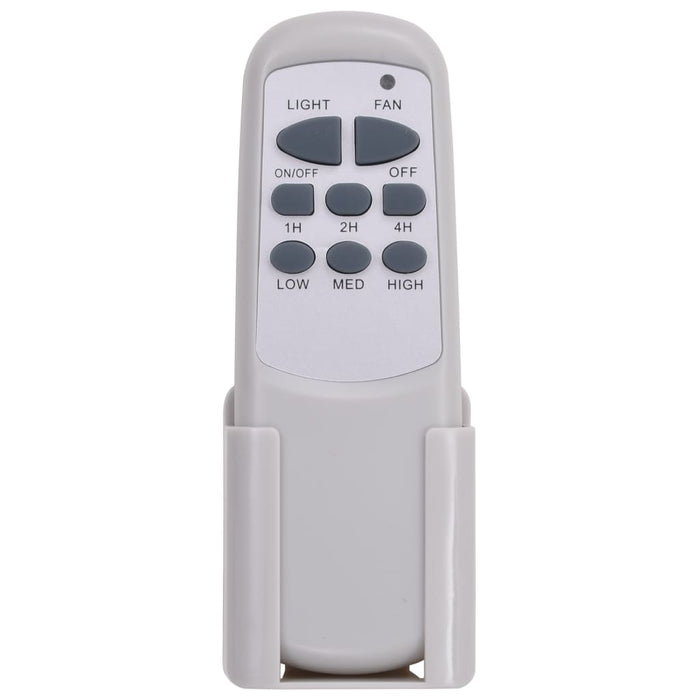 Ventilatore da Soffitto Decorato con Luce 128 cm Bianco cod mxl 54421