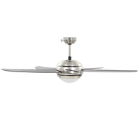 Ventilatore da Soffitto Decorato con Luce 128 cm Marrone 50539